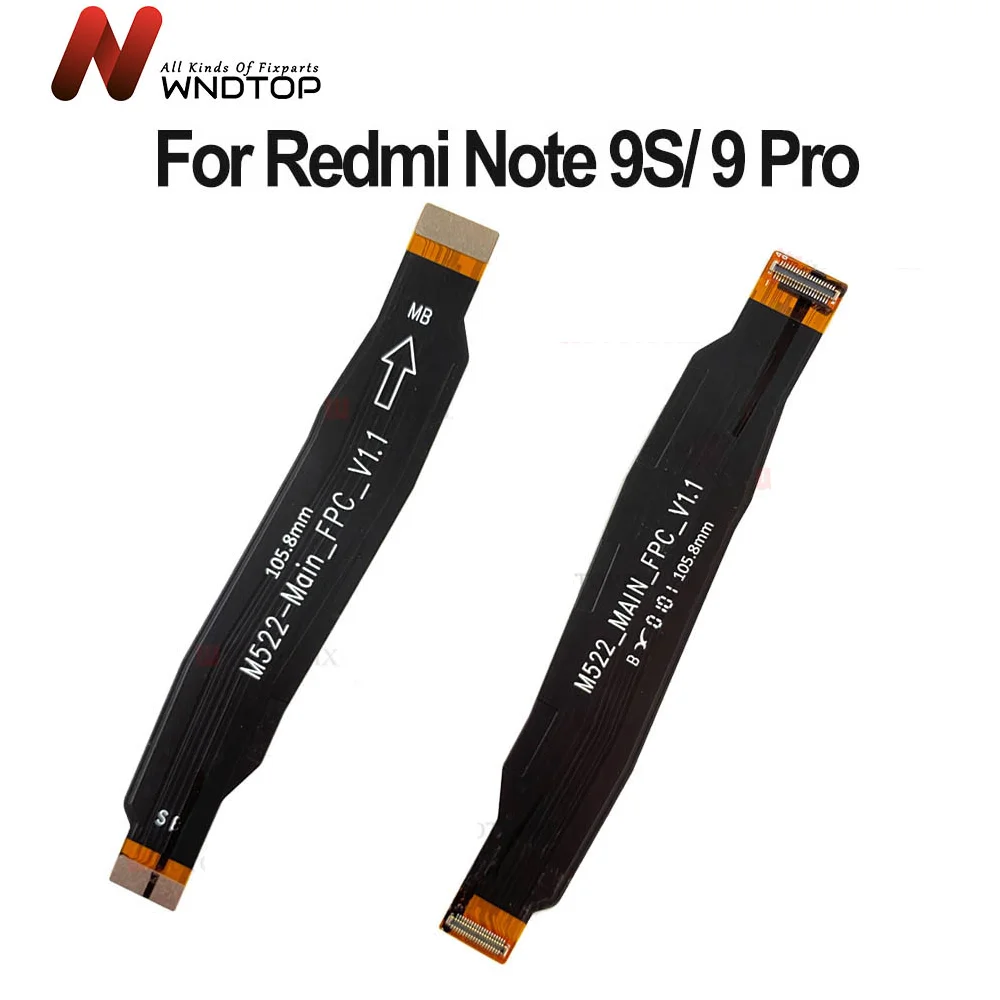 Anakart Bağlantı Flex Kablo Xiaomi Redmi İçin Not 9S Ana Kurulu Flex Şerit Redmi İçin Not 9 Pro Anakart Kablosu