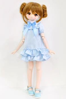 [wamami] Açık Mavi Elbise 1/4 MSD 1/3 SD DDM DDL AOD Bebek Dollfie Kıyafetler