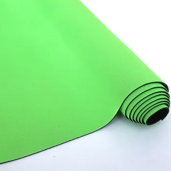 Örnek 2mm Floresan Yeşil Kumaş SBR Neopren Dikiş Kumaş Açık koşu kemeri Bardak Kapağı Dalış Dişli Su Geçirmez Rüzgar Geçirmez