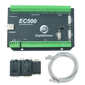 Mach3 CNC Ethernet hareket kontrolörü EC500 460kHz 3/4/5/6 Eksenli yükseltme Hareket Kontrol Kartı freze makinesi
